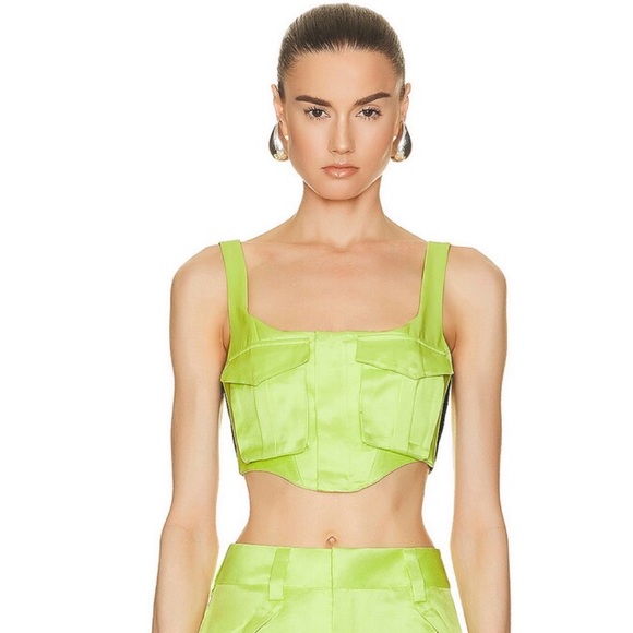 NWT RtA Rodrigo Top Size 4 in Acid Lime